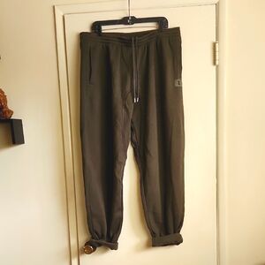 Savage X Fenty Essential Oversized Rolled Cuff Jogger Olive NWOT XL